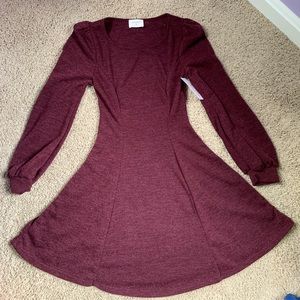 The Pink Lily Boutique maroon dress